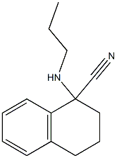 1-(propylamino)-1,2,3,4-tetrahydronaphthalene-1-carbonitrile Struktur