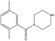 1-[(2,5-dimethylphenyl)carbonyl]piperazine Struktur