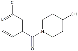 1-[(2-chloropyridin-4-yl)carbonyl]piperidin-4-ol Struktur