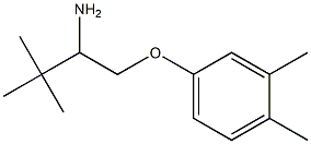 1-[(3,4-dimethylphenoxy)methyl]-2,2-dimethylpropylamine Struktur