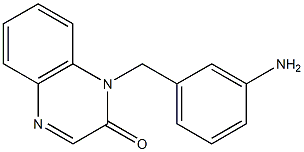 1-[(3-aminophenyl)methyl]-1,2-dihydroquinoxalin-2-one Struktur