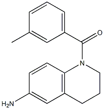 1-[(3-methylphenyl)carbonyl]-1,2,3,4-tetrahydroquinolin-6-amine Struktur