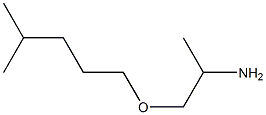 1-[(4-methylpentyl)oxy]propan-2-amine Struktur