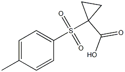 1-[(4-methylphenyl)sulfonyl]cyclopropanecarboxylic acid Struktur