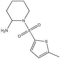 1-[(5-methylthiophene-2-)sulfonyl]piperidin-2-amine Struktur