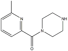 1-[(6-methylpyridin-2-yl)carbonyl]piperazine Struktur