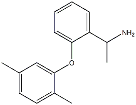 1-[2-(2,5-dimethylphenoxy)phenyl]ethan-1-amine Struktur