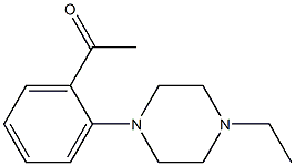 1-[2-(4-ethylpiperazin-1-yl)phenyl]ethan-1-one Struktur