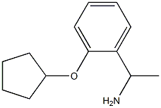 1-[2-(cyclopentyloxy)phenyl]ethanamine Struktur