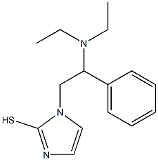 1-[2-(diethylamino)-2-phenylethyl]-1H-imidazole-2-thiol Struktur