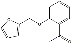 1-[2-(furan-2-ylmethoxy)phenyl]ethan-1-one Struktur