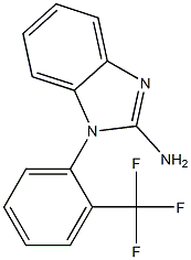 1-[2-(trifluoromethyl)phenyl]-1H-1,3-benzodiazol-2-amine Struktur