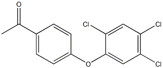 1-[4-(2,4,5-trichlorophenoxy)phenyl]ethan-1-one Struktur