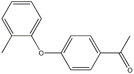 1-[4-(2-methylphenoxy)phenyl]ethan-1-one Struktur