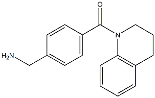 1-[4-(3,4-dihydroquinolin-1(2H)-ylcarbonyl)phenyl]methanamine Struktur