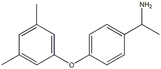 1-[4-(3,5-dimethylphenoxy)phenyl]ethan-1-amine Struktur