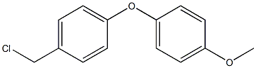 1-[4-(chloromethyl)phenoxy]-4-methoxybenzene Struktur