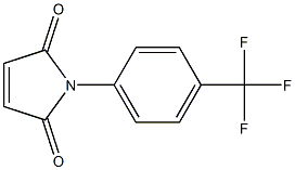 1-[4-(trifluoromethyl)phenyl]-2,5-dihydro-1H-pyrrole-2,5-dione Struktur