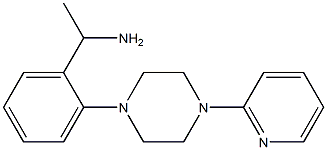 1-{2-[4-(pyridin-2-yl)piperazin-1-yl]phenyl}ethan-1-amine Struktur