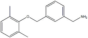 1-{3-[(2,6-dimethylphenoxy)methyl]phenyl}methanamine Struktur