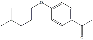 1-{4-[(4-methylpentyl)oxy]phenyl}ethan-1-one Struktur