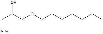 1-amino-3-(heptyloxy)propan-2-ol Struktur