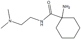 1-amino-N-[2-(dimethylamino)ethyl]cyclohexanecarboxamide Struktur