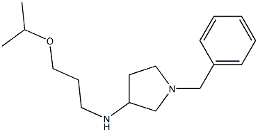 1-benzyl-N-[3-(propan-2-yloxy)propyl]pyrrolidin-3-amine Struktur