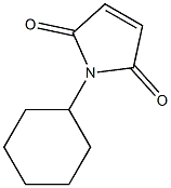 1-cyclohexyl-2,5-dihydro-1H-pyrrole-2,5-dione Struktur