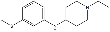 1-ethyl-N-[3-(methylsulfanyl)phenyl]piperidin-4-amine Struktur