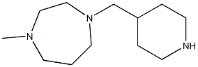 1-methyl-4-(piperidin-4-ylmethyl)-1,4-diazepane Struktur