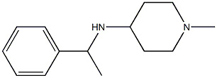 1-methyl-N-(1-phenylethyl)piperidin-4-amine Struktur