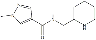 1-methyl-N-(piperidin-2-ylmethyl)-1H-pyrazole-4-carboxamide Struktur