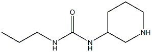 1-piperidin-3-yl-3-propylurea Struktur