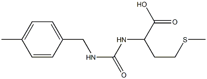 2-({[(4-methylbenzyl)amino]carbonyl}amino)-4-(methylthio)butanoic acid Struktur