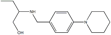 2-({[4-(piperidin-1-yl)phenyl]methyl}amino)butan-1-ol Struktur