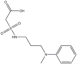 2-({3-[methyl(phenyl)amino]propyl}sulfamoyl)acetic acid Struktur