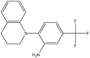 2-(1,2,3,4-tetrahydroquinolin-1-yl)-5-(trifluoromethyl)aniline Struktur