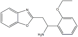 2-(1,3-benzoxazol-2-yl)-1-(2-ethoxyphenyl)ethan-1-amine Struktur