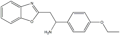 2-(1,3-benzoxazol-2-yl)-1-(4-ethoxyphenyl)ethan-1-amine Struktur