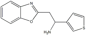 2-(1,3-benzoxazol-2-yl)-1-(thiophen-3-yl)ethan-1-amine Struktur