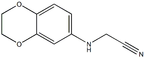 2-(2,3-dihydro-1,4-benzodioxin-6-ylamino)acetonitrile Struktur