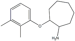 2-(2,3-dimethylphenoxy)cycloheptan-1-amine Struktur