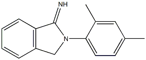 2-(2,4-dimethylphenyl)-2,3-dihydro-1H-isoindol-1-imine Struktur