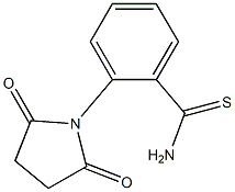 2-(2,5-dioxopyrrolidin-1-yl)benzenecarbothioamide Struktur