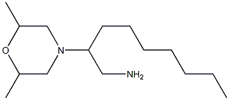 2-(2,6-dimethylmorpholin-4-yl)nonan-1-amine Struktur