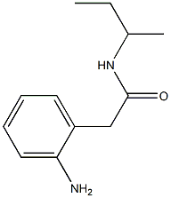 2-(2-aminophenyl)-N-(sec-butyl)acetamide Struktur