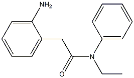 2-(2-aminophenyl)-N-ethyl-N-phenylacetamide Struktur