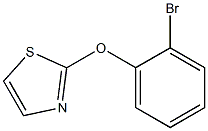 2-(2-bromophenoxy)-1,3-thiazole Struktur