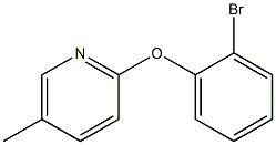 2-(2-bromophenoxy)-5-methylpyridine Struktur